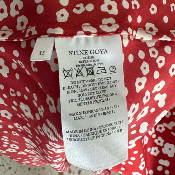 Reflection Goya Studio red dress size zero XS/M - Picture 8 of 8